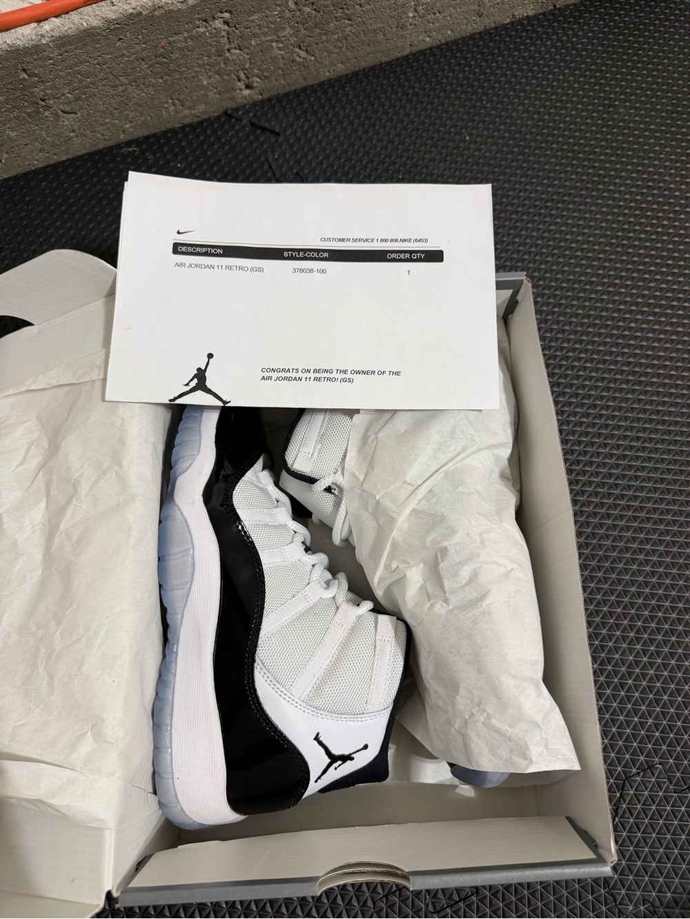 Jordan 11 Concord (2018) Size 6.5Y (8 women’s) - Picture 7 of 7